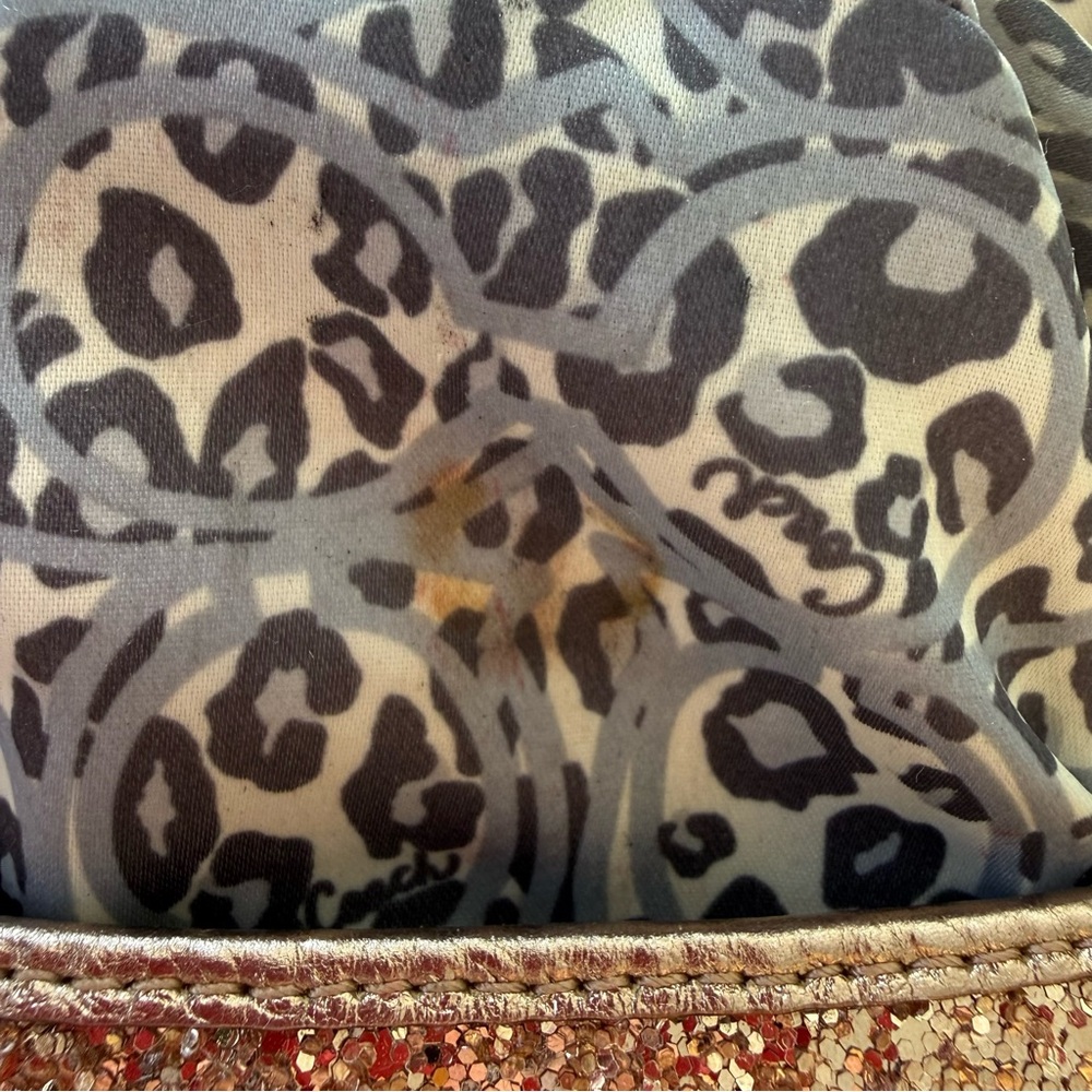 COACH POPPY Limited Edition Gold Mini Sparkling Saddle Crossbody - Picture 13 of 14